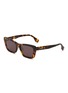 FENDI Lettering Acetate Angular Sunglasses