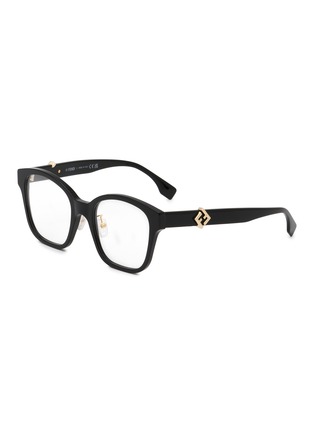 Main View - Click To Enlarge - FENDI - FF Diamonds Acetate Square Optical Glasses