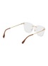 Figure View - Click To Enlarge - FENDI - Fendi First Crystal Metal Square Optical Glasses