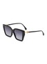 FENDI FF Dimonds Acetate Rectangular Sunglasses