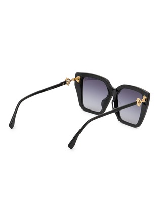 Figure View - Click To Enlarge - FENDI - FF Dimonds Acetate Rectangular Sunglasses