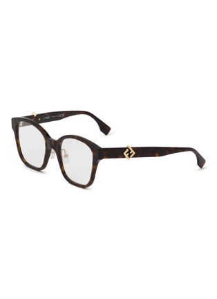 Main View - Click To Enlarge - FENDI - FF Diamonds Acetate Square Optical Glasses