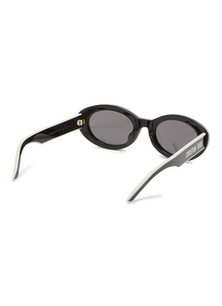 Figure View - Click To Enlarge - DIOR - Oval Acetate Sunglasses