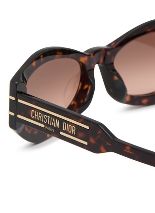Detail View - Click To Enlarge - DIOR - Diorsignature B1U Acetate Angular Sunglasses