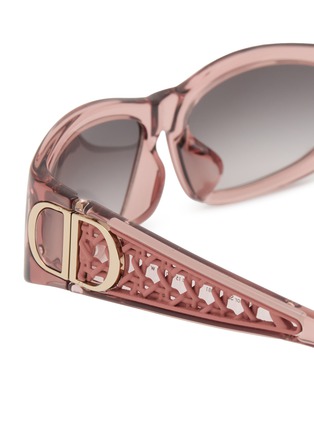 Detail View - Click To Enlarge - DIOR - Verydior S3F Acetate Angular Sunglasses