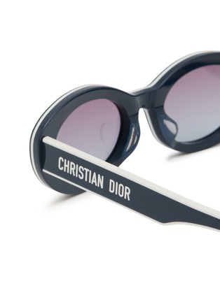 Detail View - Click To Enlarge - DIOR - Diorpacific B4F Acetate Oval Sunglasses