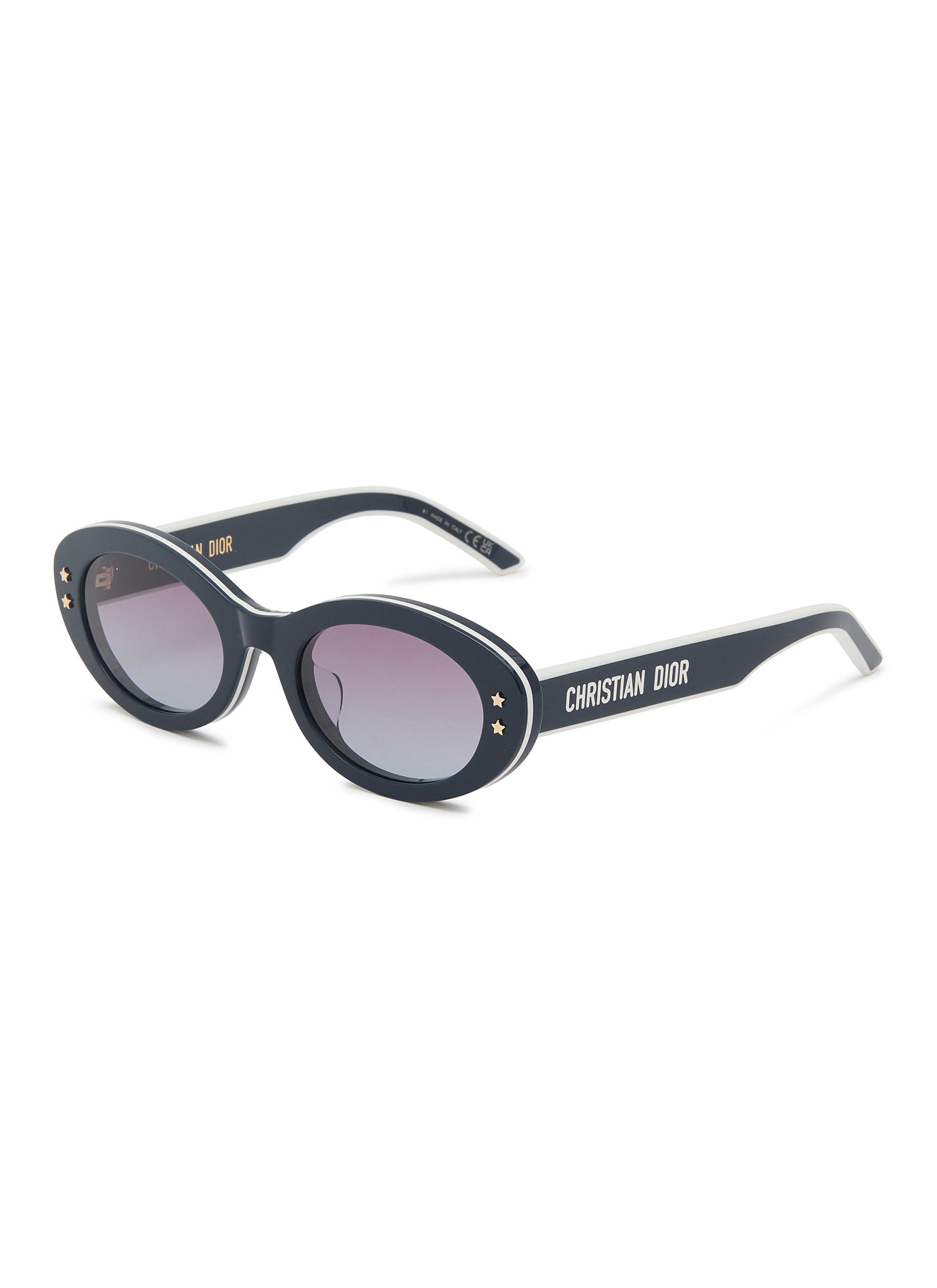 DIOR | Diorpacific B4F Acetate Oval Sunglasses | Women | Lane Crawford