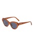 Main View - Click To Enlarge Main View - Click To Enlarge - LOEWE - Acetate Slim Oval Sunglasses