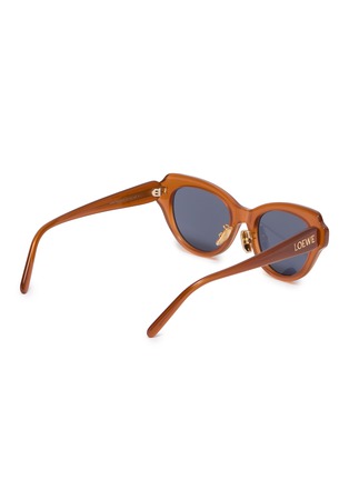 Figure View - Click To Enlarge - LOEWE - Acetate Slim Oval Sunglasses