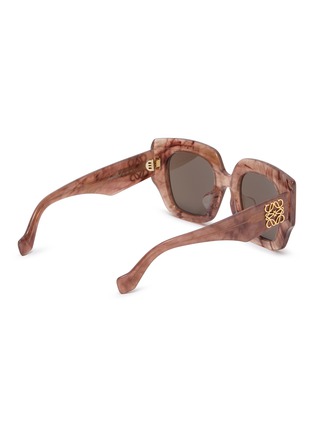 Figure View - Click To Enlarge - LOEWE - Anagram Acetate Round Sunglasses