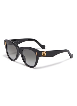 Main View - Click To Enlarge Main View - Click To Enlarge - LOEWE - Anagram Acetate Round Sunglasses