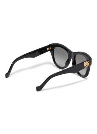 Figure View - Click To Enlarge - LOEWE - Anagram Acetate Round Sunglasses