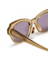 Detail View - Click To Enlarge - LOEWE - Acetate Slim Oval Sunglasses