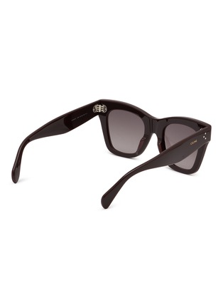 Figure View - Click To Enlarge - CELINE - 3 Dots Acetate Square Sunglasses