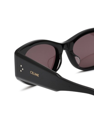 Detail View - Click To Enlarge - CELINE - 3 Dots Acetate Round Sunglasses