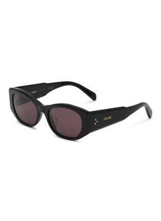 Main View - Click To Enlarge - CELINE - 3 Dots Acetate Round Sunglasses