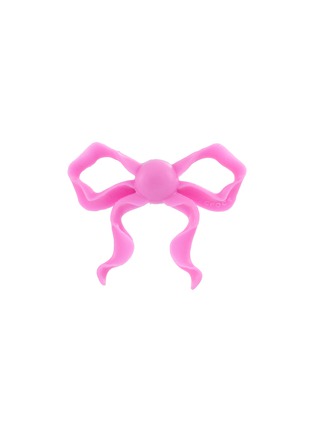 Main View - Click To Enlarge - CROCS - Meta Jelly Purple Bow Jibbitz™ Charm