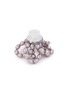 Detail View - Click To Enlarge - CROCS - Black Pearl Beaded Floral Jibbitz™ Charm