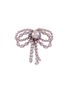 Main View - Click To Enlarge - CROCS - Black Pearl Beaded Bow Jibbitz™ Charm