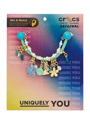 Main View - Click To Enlarge - CROCS - Blue Adjustable Charm Chain Jibbitz™ Charm
