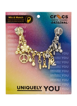 Main View - Click To Enlarge - CROCS - Gold Silver Adjust Charm Chain Jibbitz™ Charm