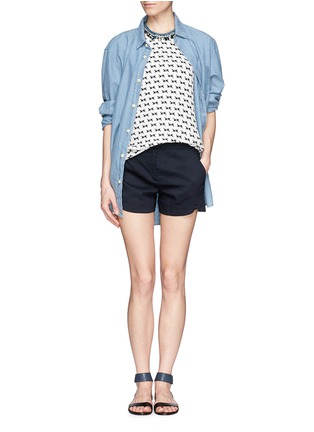 Figure View - Click To Enlarge - THEORY - 'Kaelin' mini shorts