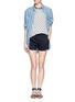 Figure View - Click To Enlarge - THEORY - 'Kaelin' mini shorts