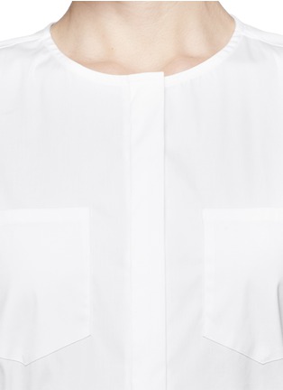 Detail View - Click To Enlarge - THEORY - Kenan blouson waist sleeveless shirt