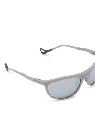 Detail View - Click To Enlarge - DISTRICT VISION - Takeyoshi Altitude Master Acetate Oval Sunglasses