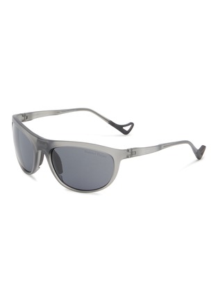 Main View - Click To Enlarge - DISTRICT VISION - Takeyoshi Altitude Master Acetate Oval Sunglasses