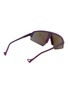 Figure View - Click To Enlarge - DISTRICT VISION - Choji Turbo Blade Acetate Rectangle Sunglasses