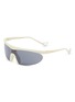 Main View - Click To Enlarge - DISTRICT VISION - Koharu Eclipse Acetate Mask Sunglasses