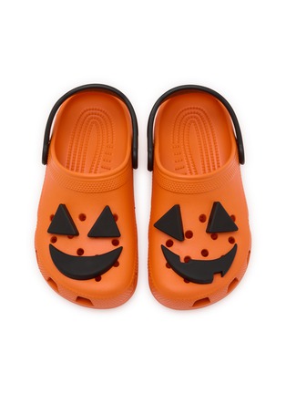 Figure View - Click To Enlarge - CROCS - Classic Jack O Lantern Light Kids' Clogs
