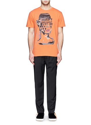 Figure View - Click To Enlarge - MARC JACOBS - Lady and text print T-shirt