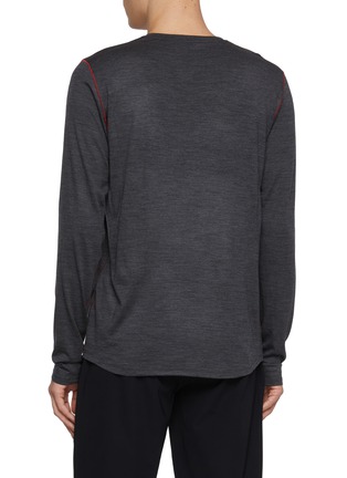 Back View - Click To Enlarge - DISTRICT VISION - Long Sleeve Merino Wool Top