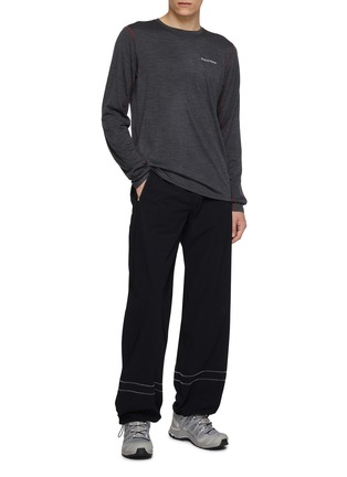Figure View - Click To Enlarge - DISTRICT VISION - Long Sleeve Merino Wool Top