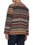 Back View - Click To Enlarge - DISTRICT VISION - Jacquard Crewneck Knit Sweater