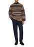 Figure View - Click To Enlarge - DISTRICT VISION - Jacquard Crewneck Knit Sweater