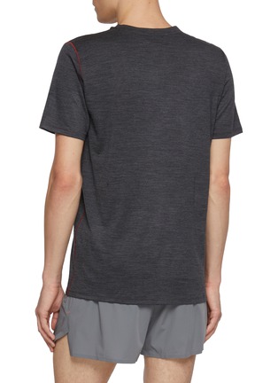 Back View - Click To Enlarge - DISTRICT VISION - Short Sleeve Merino Wool Top