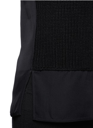 Detail View - Click To Enlarge - THEORY - 'Klemdy' sheer woven sweater