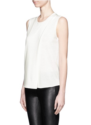 Front View - Click To Enlarge - THEORY - Wool-silk tank top 