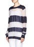 Front View - Click To Enlarge - ACNE STUDIOS - Stripe sweater