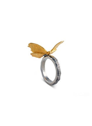 Detail View - Click To Enlarge - SUMMERILL & BISHOP - Butterfly Pewter Napkin Ring