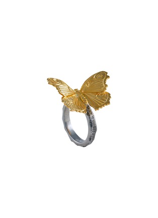 Main View - Click To Enlarge - SUMMERILL & BISHOP - Butterfly Pewter Napkin Ring