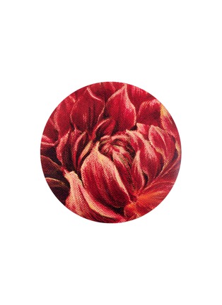 Main View - Click To Enlarge - SUMMERILL & BISHOP - Dahlia Surprise Round Cork-Backed Placemat