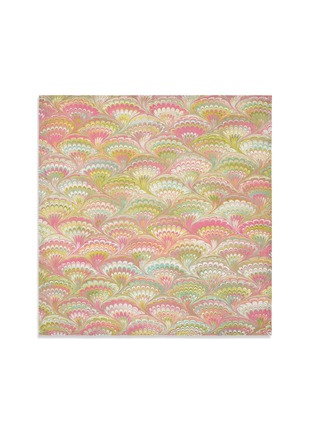 Main View - Click To Enlarge - SUMMERILL & BISHOP - Marble Fan Linen Napkin