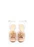 Figure View - Click To Enlarge - CHARLOTTE OLYMPIA - 'Shipwrecked Marilyn' pearl net canvas sandals