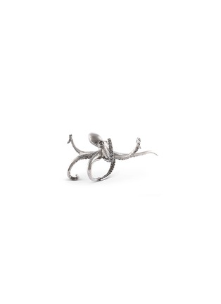 Detail View - Click To Enlarge - SUMMERILL & BISHOP - Octopus Pewter Napkin Ring
