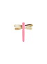 SUMMERILL & BISHOP Dragonfly Lacquered Horn Napkin Pin — Pink