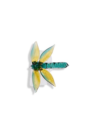 Detail View - Click To Enlarge - SUMMERILL & BISHOP - x Casarialto Borosilicate Glass Dragonfly — Green